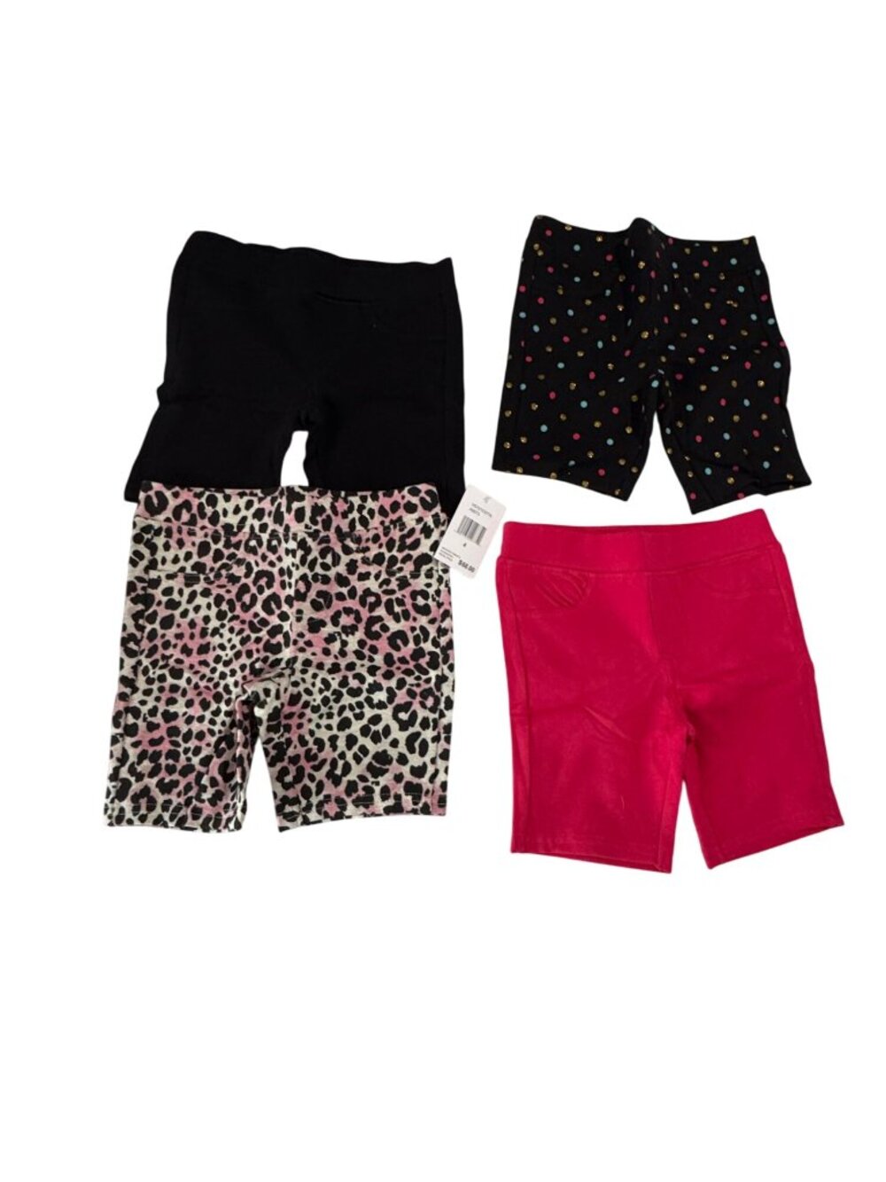 Vigoss 3-Piece Girls Set: Grey T-Shirt Rainbow Tank & Denim Overall Shorts Size - Picture 6 of 10